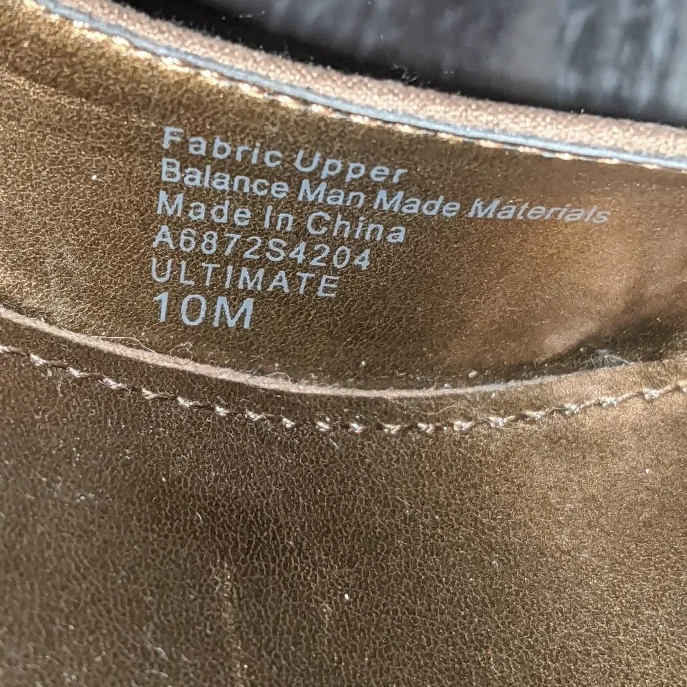 Fergalicious tan microsuede wedges Sz 10